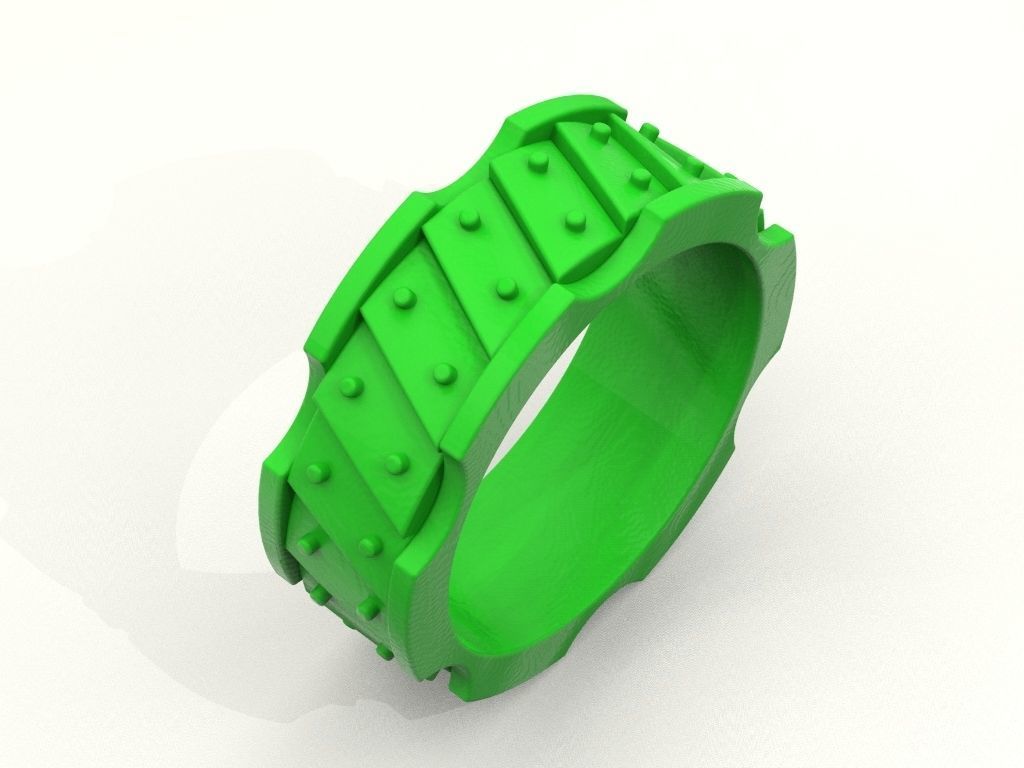 Plate ring 2 3D print model_10
