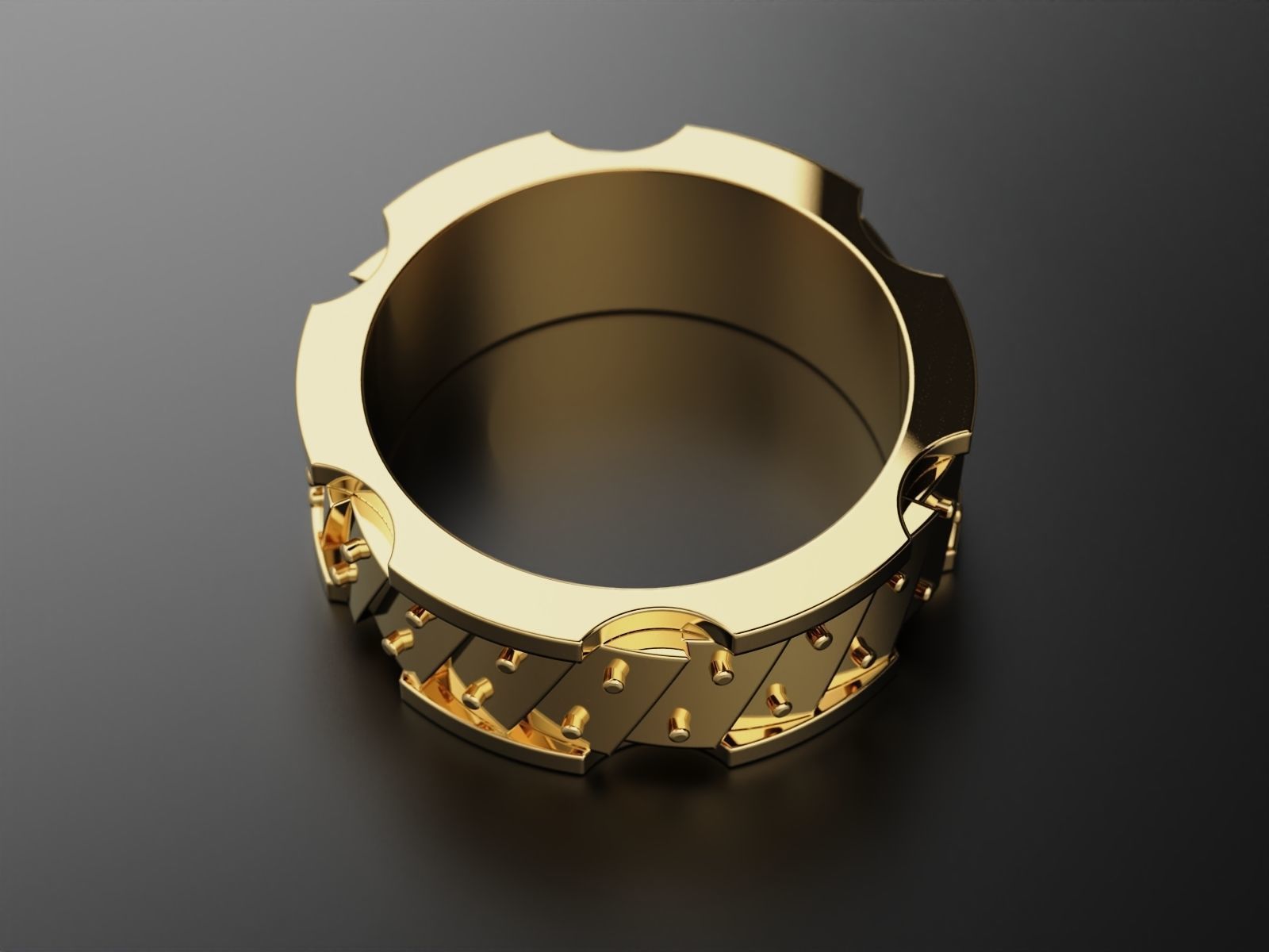 Plate ring 2 3D print model_7