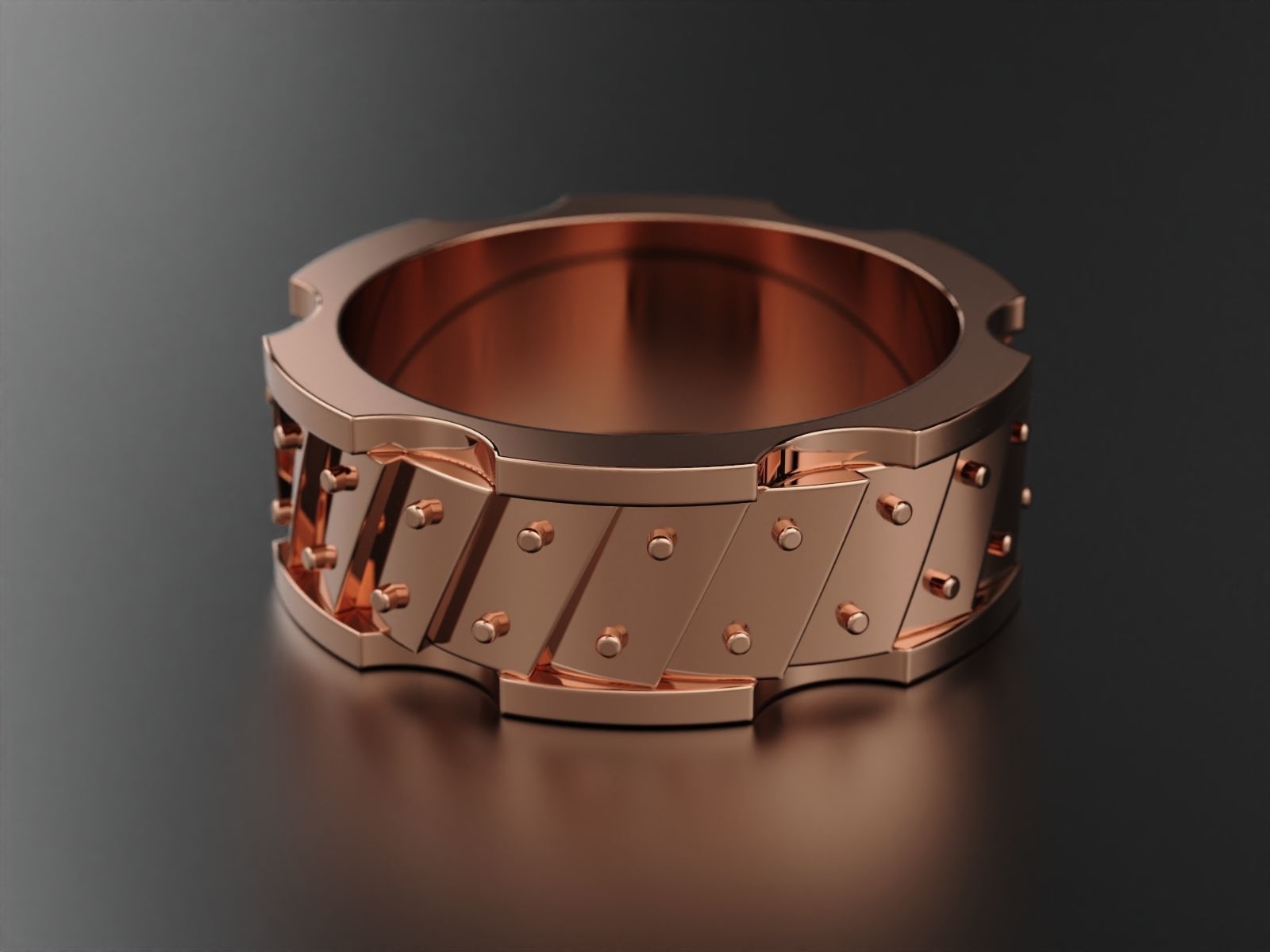 Plate ring 2 3D print model_5