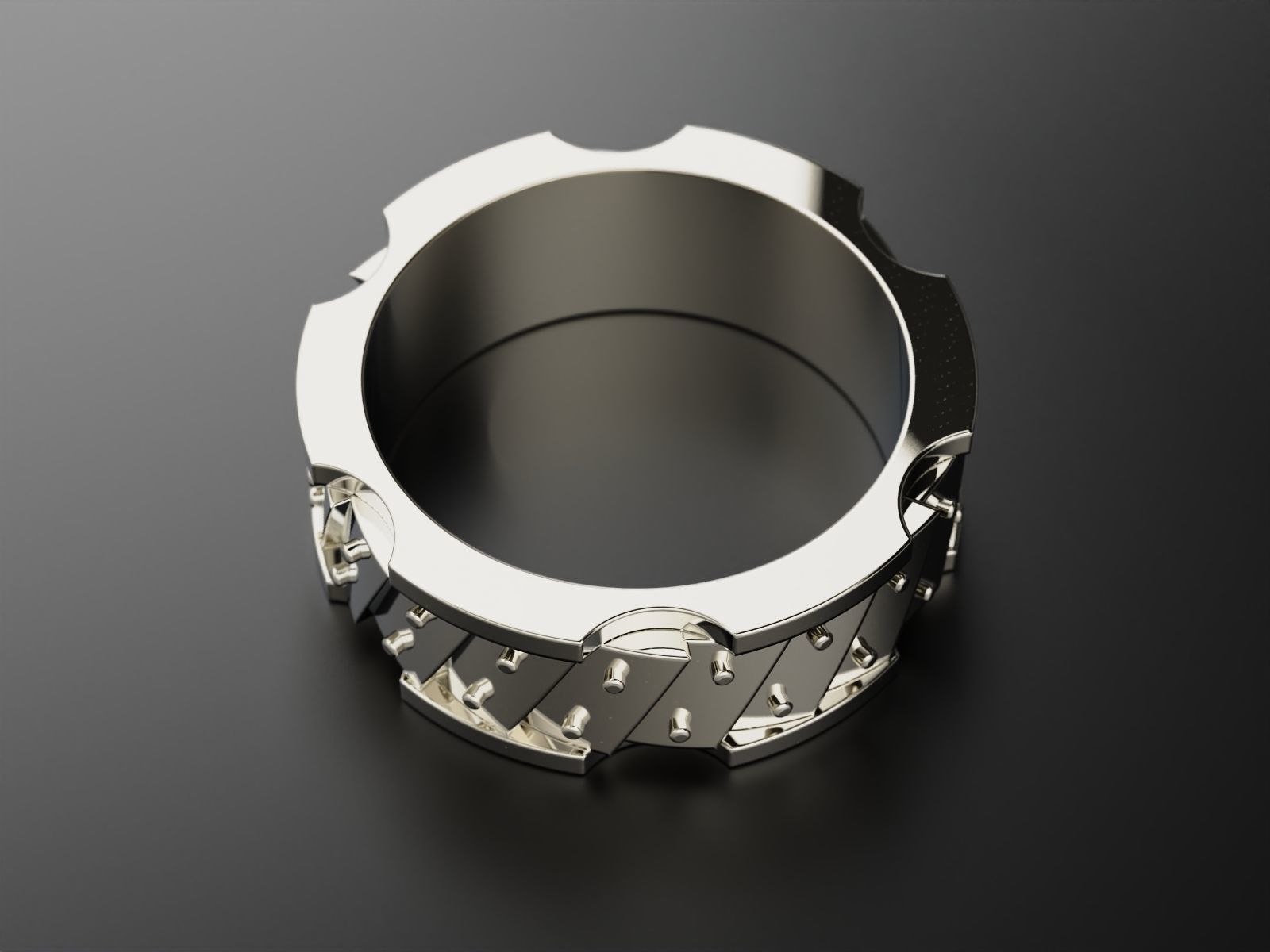 Plate ring 2 3D print model_8