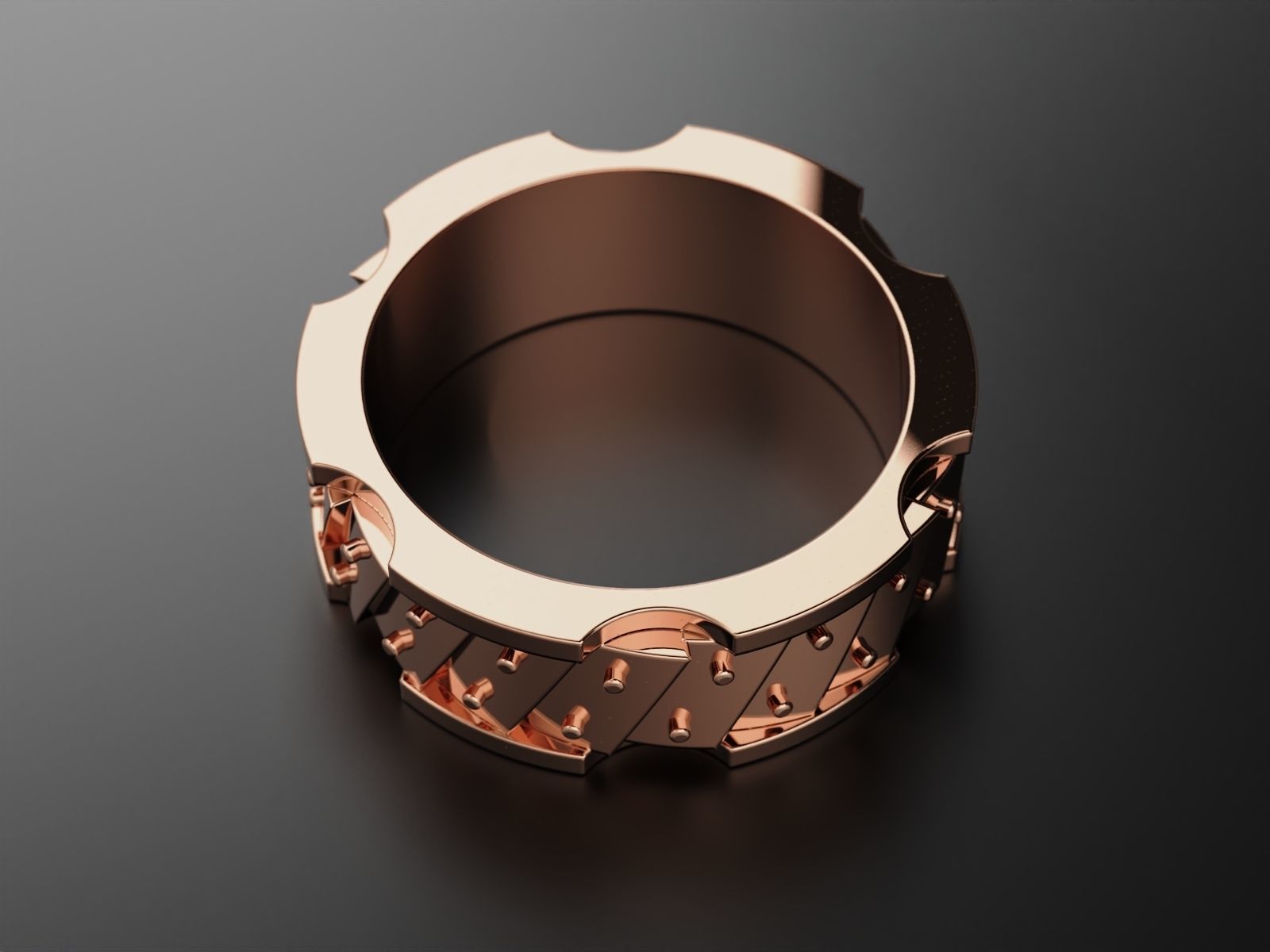 Plate ring 2 3D print model_6