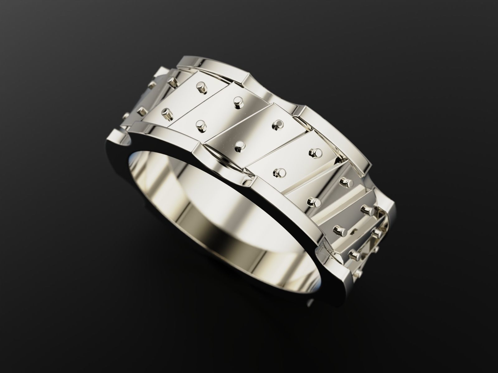 Plate ring 2 3D print model_2