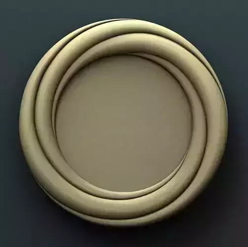 3d STL Model for CNC Router Bathroom mirror frame 3D print model