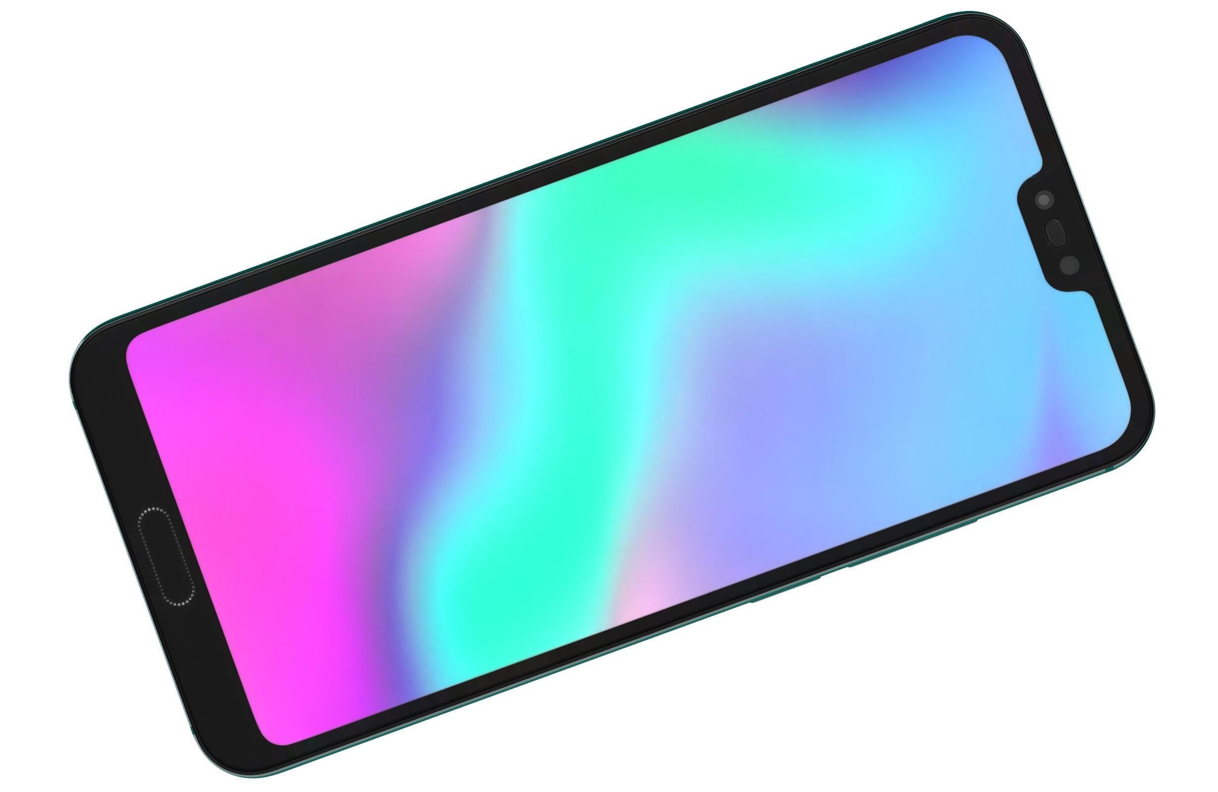 Honor 10 Phantom Green 3D model_4