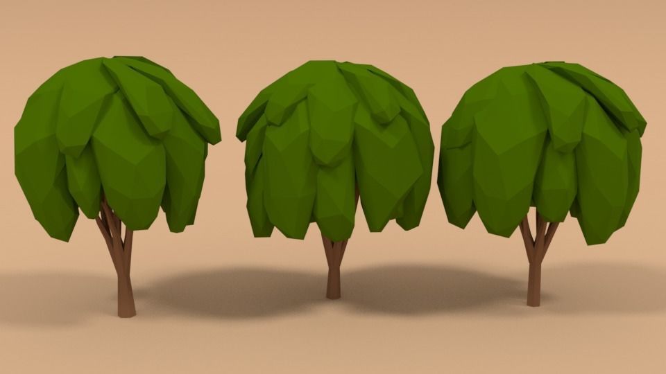 Lowpoly game assets Low-poly 3D model_1