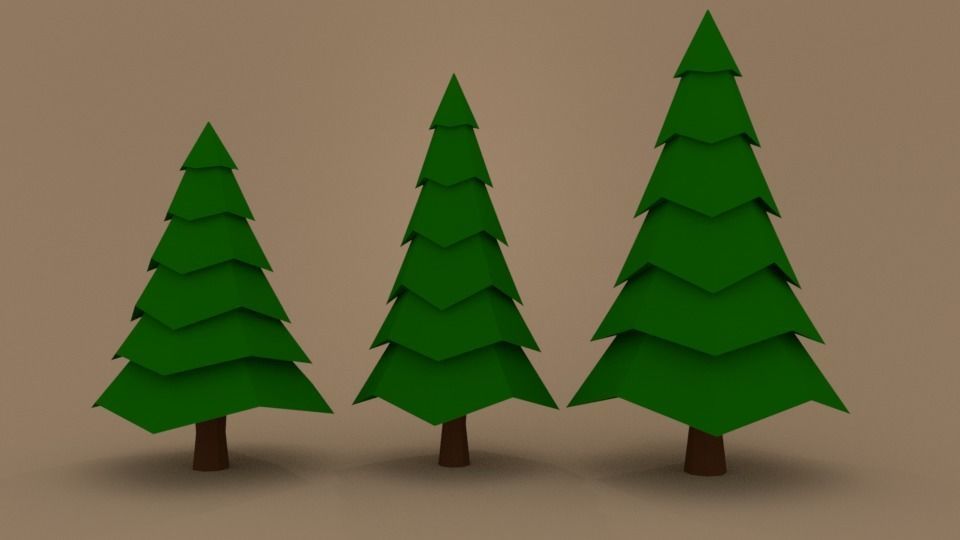 Lowpoly game assets Low-poly 3D model_8