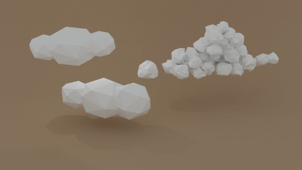 Lowpoly game assets Low-poly 3D model_11