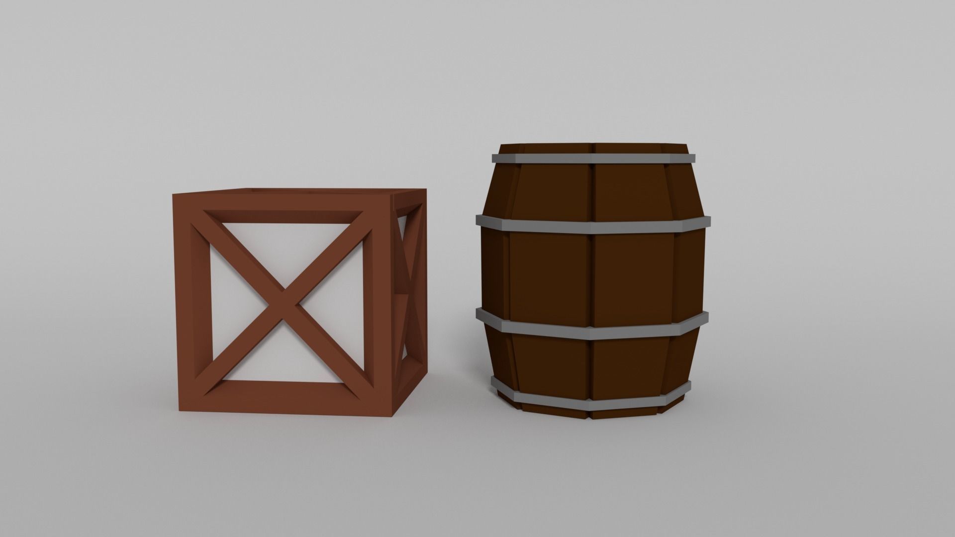 Lowpoly game assets Low-poly 3D model_3