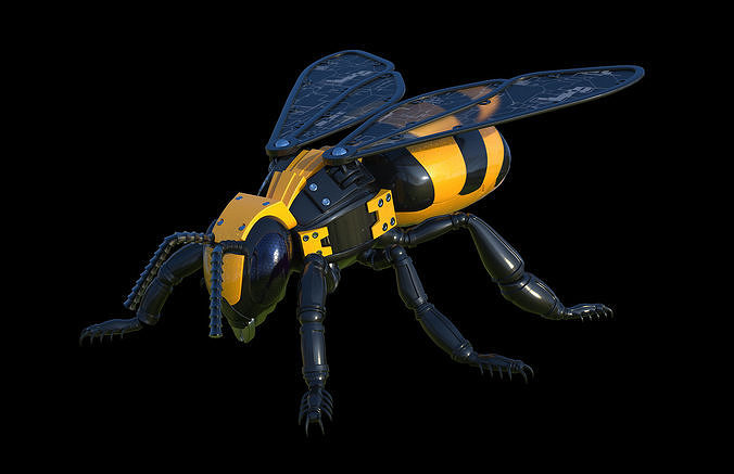 Robot Bee 3D model
