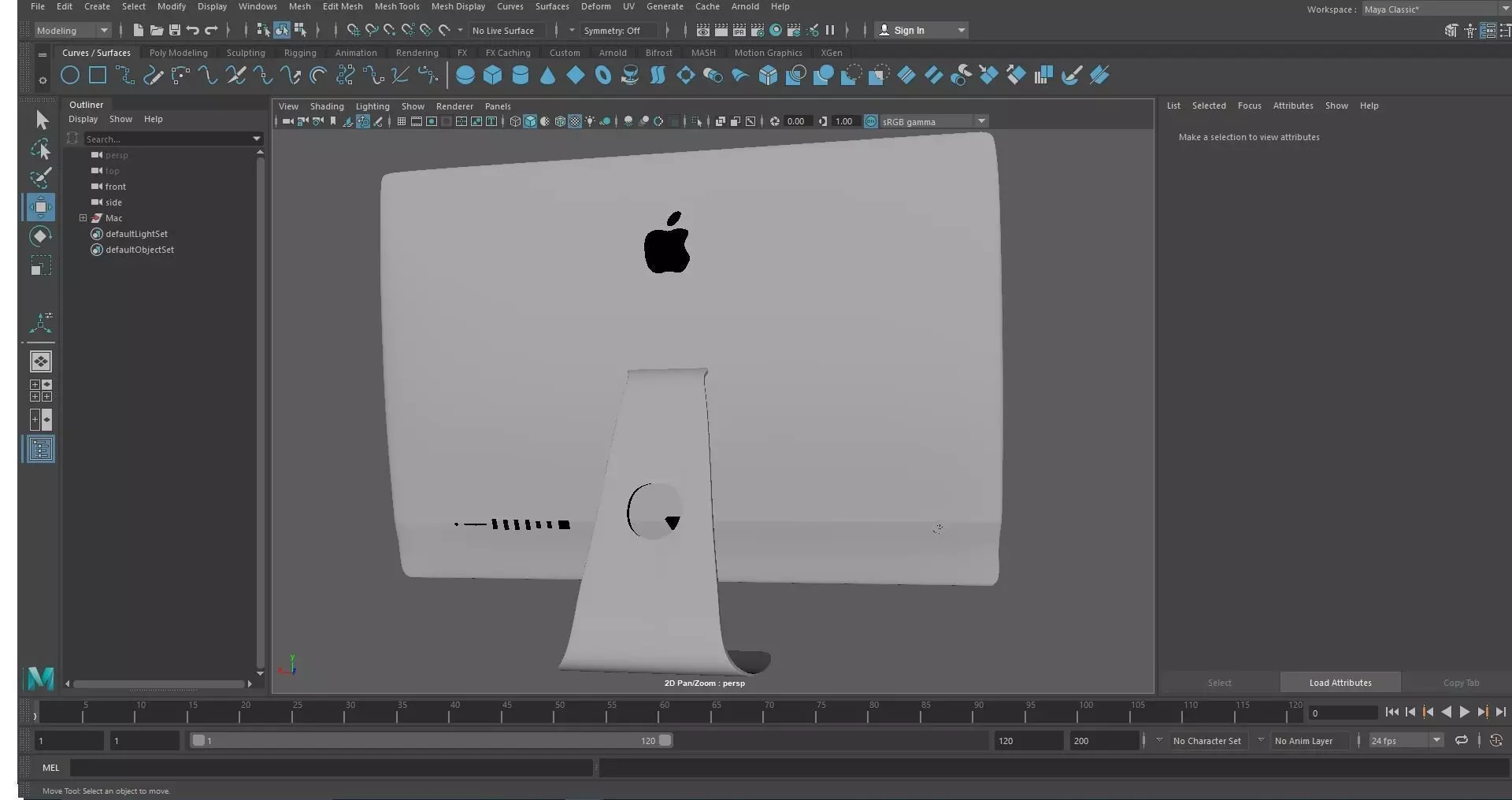 I mac 27 Low-poly 3D model_0