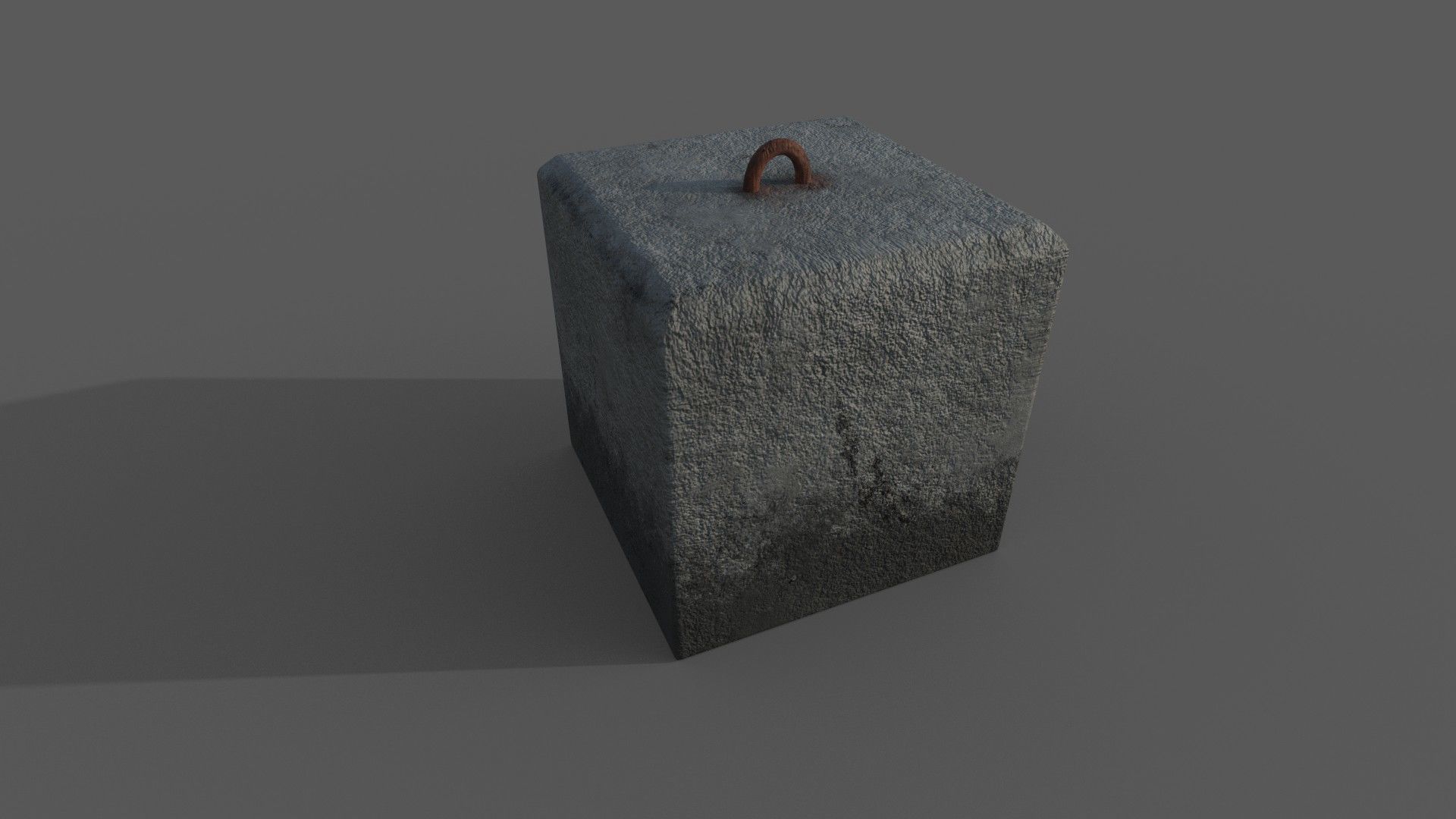 Concrete Barrier Collection Low-poly 3D model_22