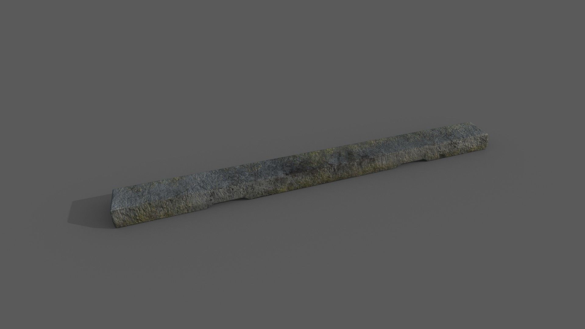 Concrete Barrier Collection Low-poly 3D model_12