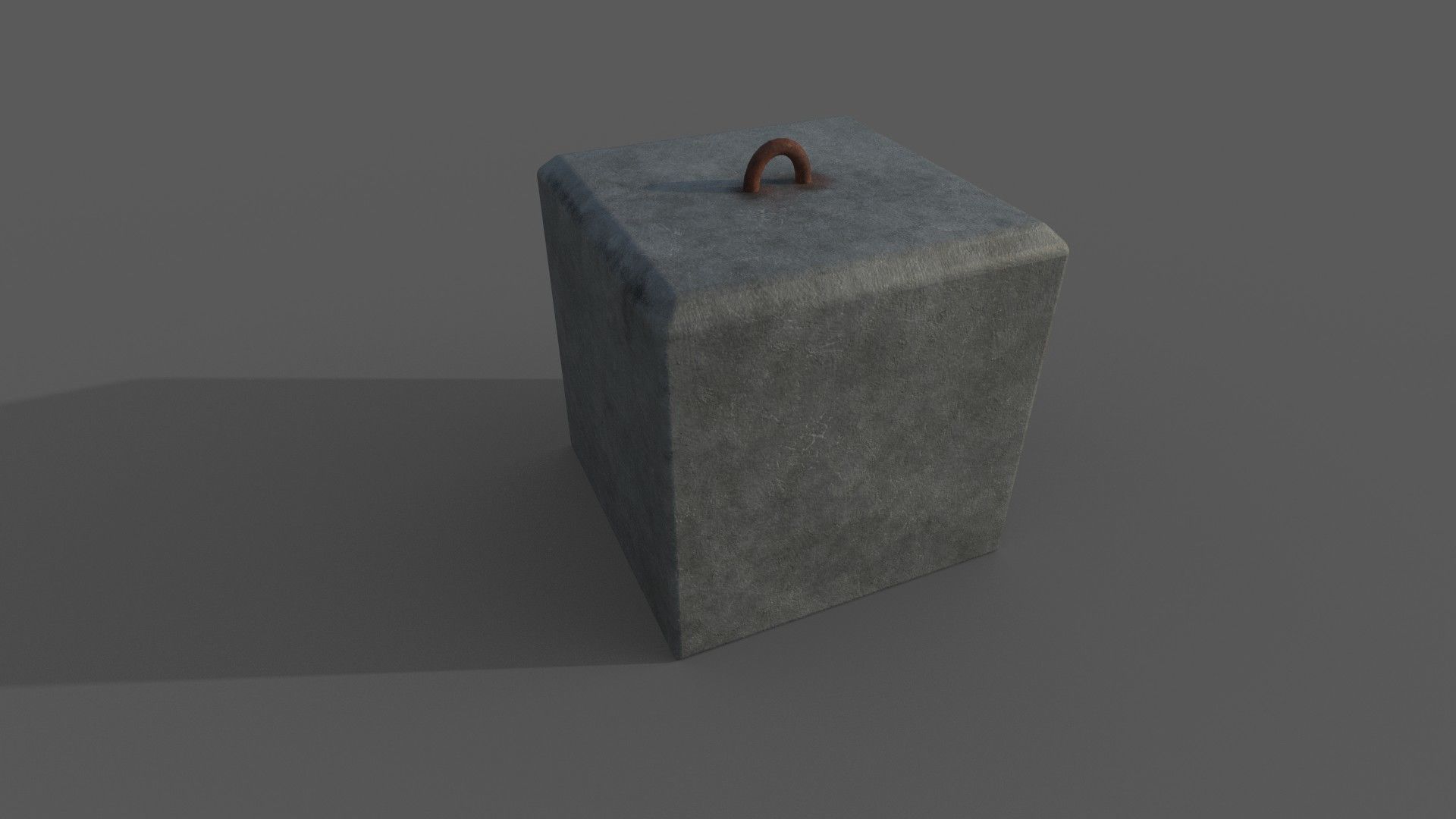 Concrete Barrier Collection Low-poly 3D model_23