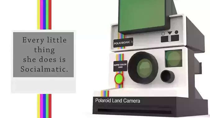 Polaroid Land Camera 1000 3D print model