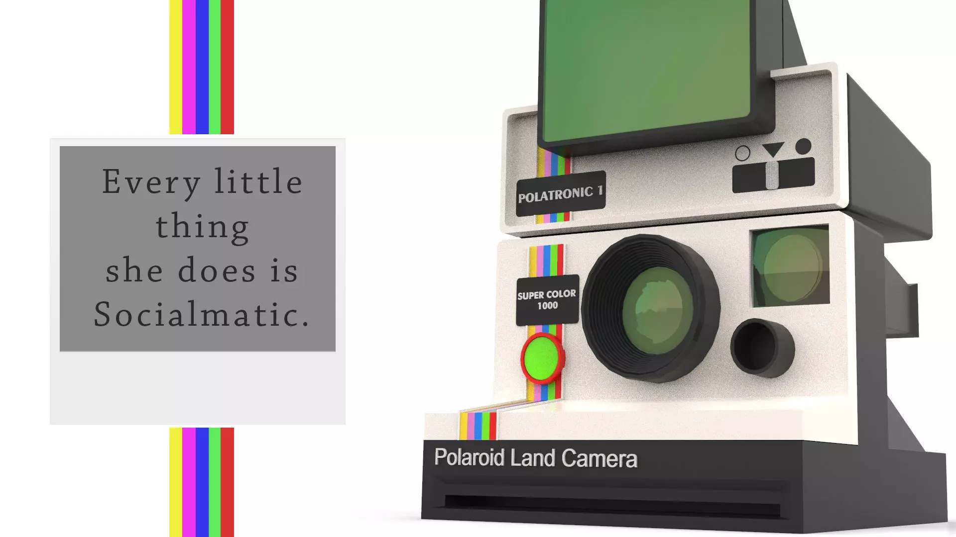 Polaroid Land Camera 1000 3D print model