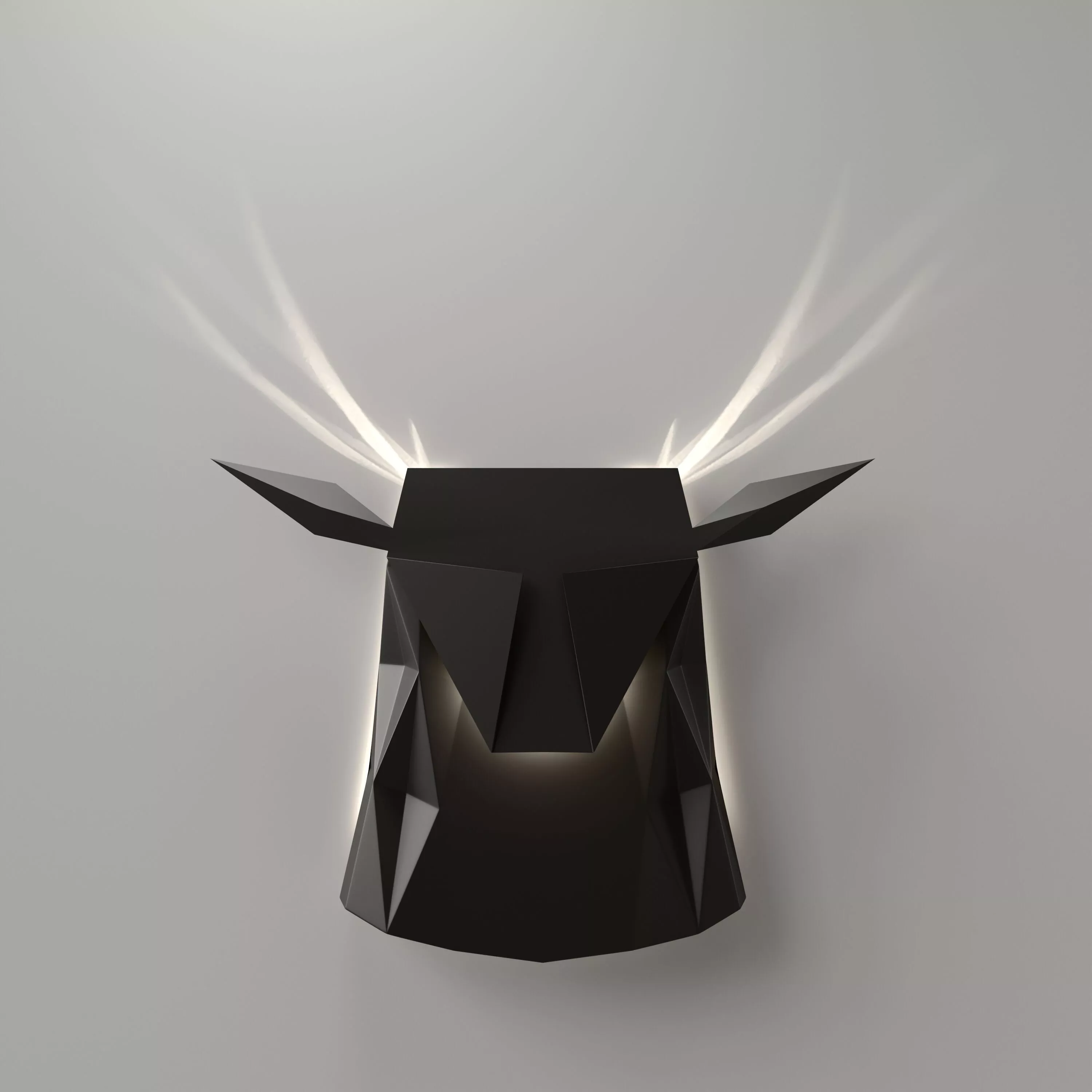 deer head light 3D model