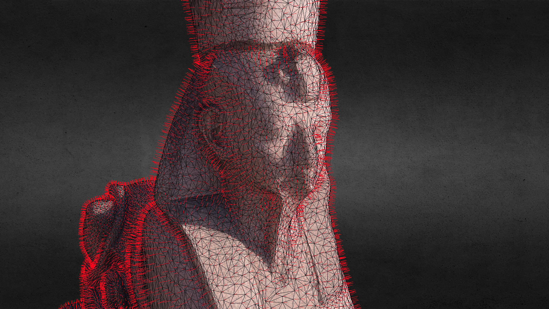 Sphinx egyptian statue 3D model_20