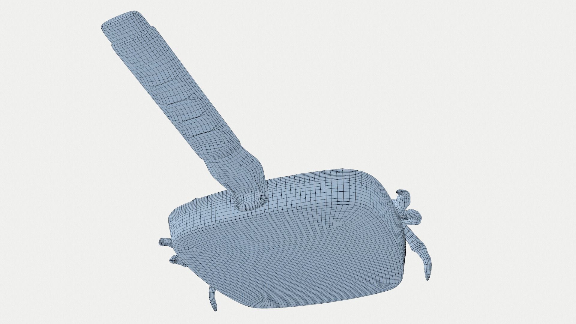 Boiled Crab in a Frying Pan 3D model_8