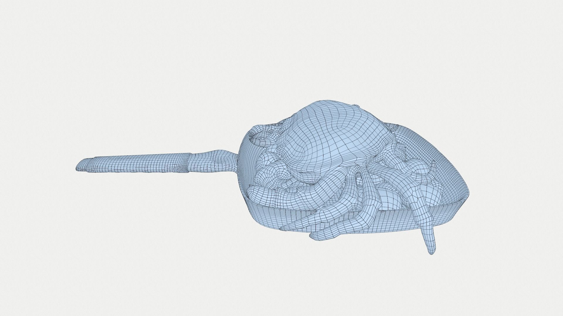 Boiled Crab in a Frying Pan 3D model_9