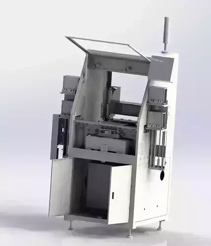 Automatic gluing machine 3D model