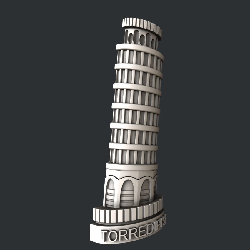 3d STL models for CNC TorrediPisa 3D model_1