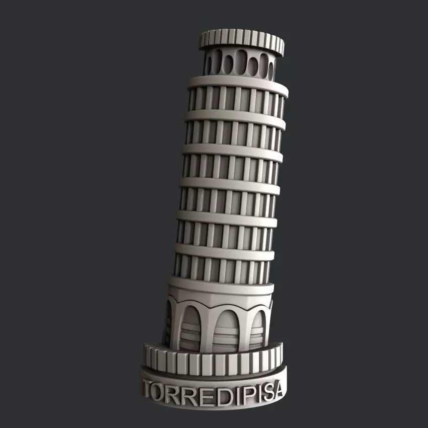 3d STL models for CNC TorrediPisa 3D model_0