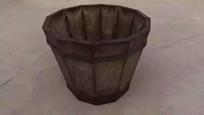 Medieval wooden Bucket