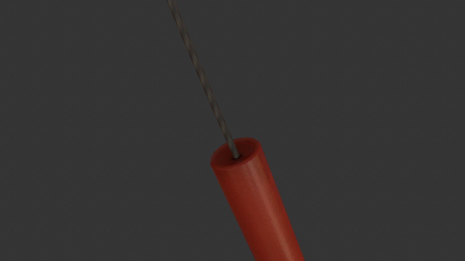 Single Dynamite PBR Low-poly 3D model_2