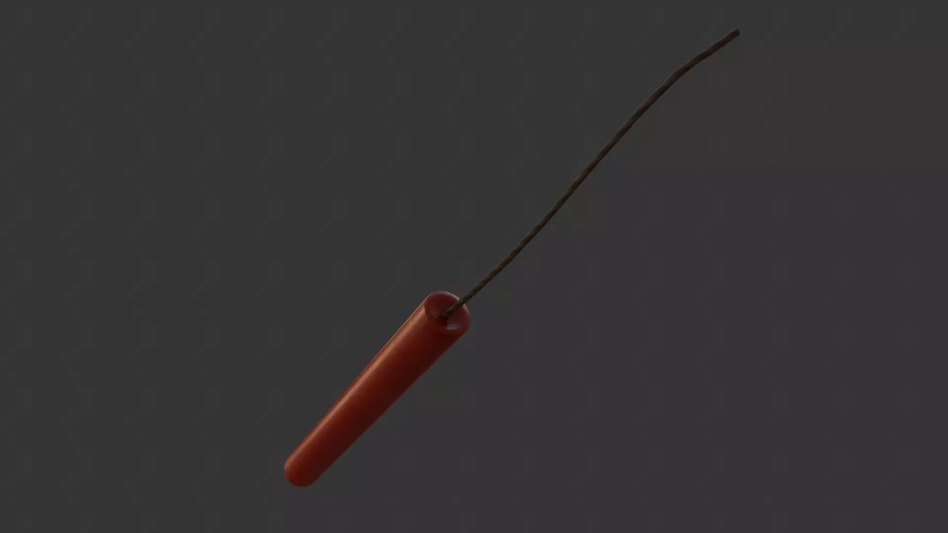 Single Dynamite PBR Low-poly 3D model_0