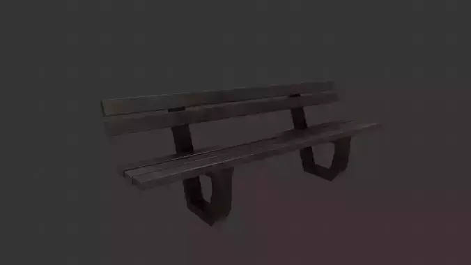 Dark Park Bench PBR