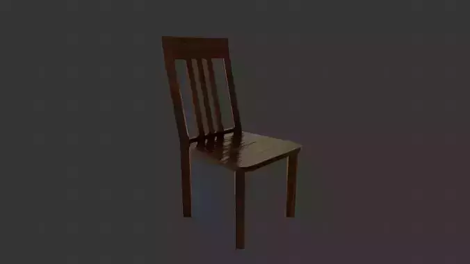 Old Wooden Chair PBR