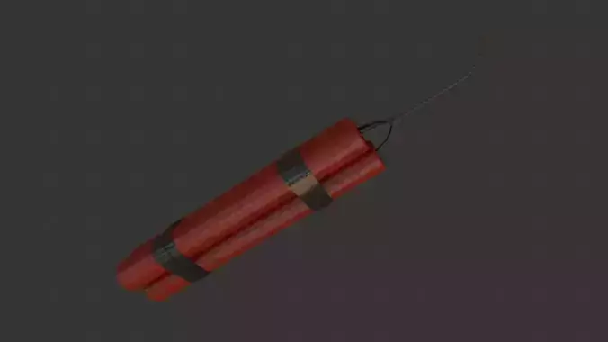 Dynamite Pack PBR Low-poly 3D model
