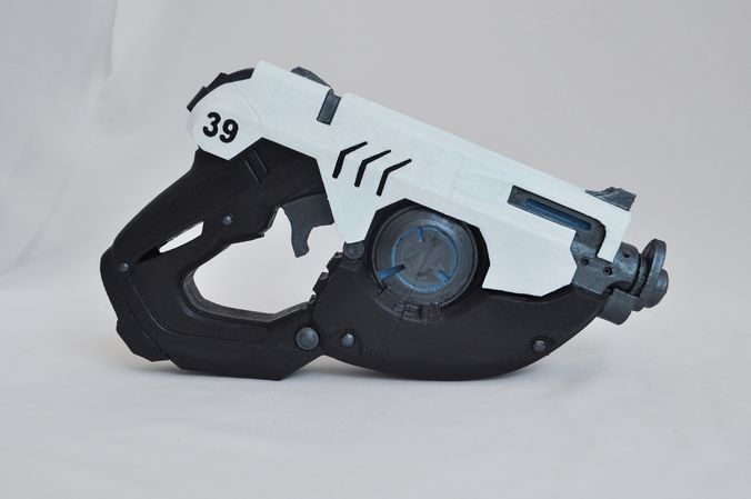 Overwatch Tracer pulse pistol classic model Free 3D print model