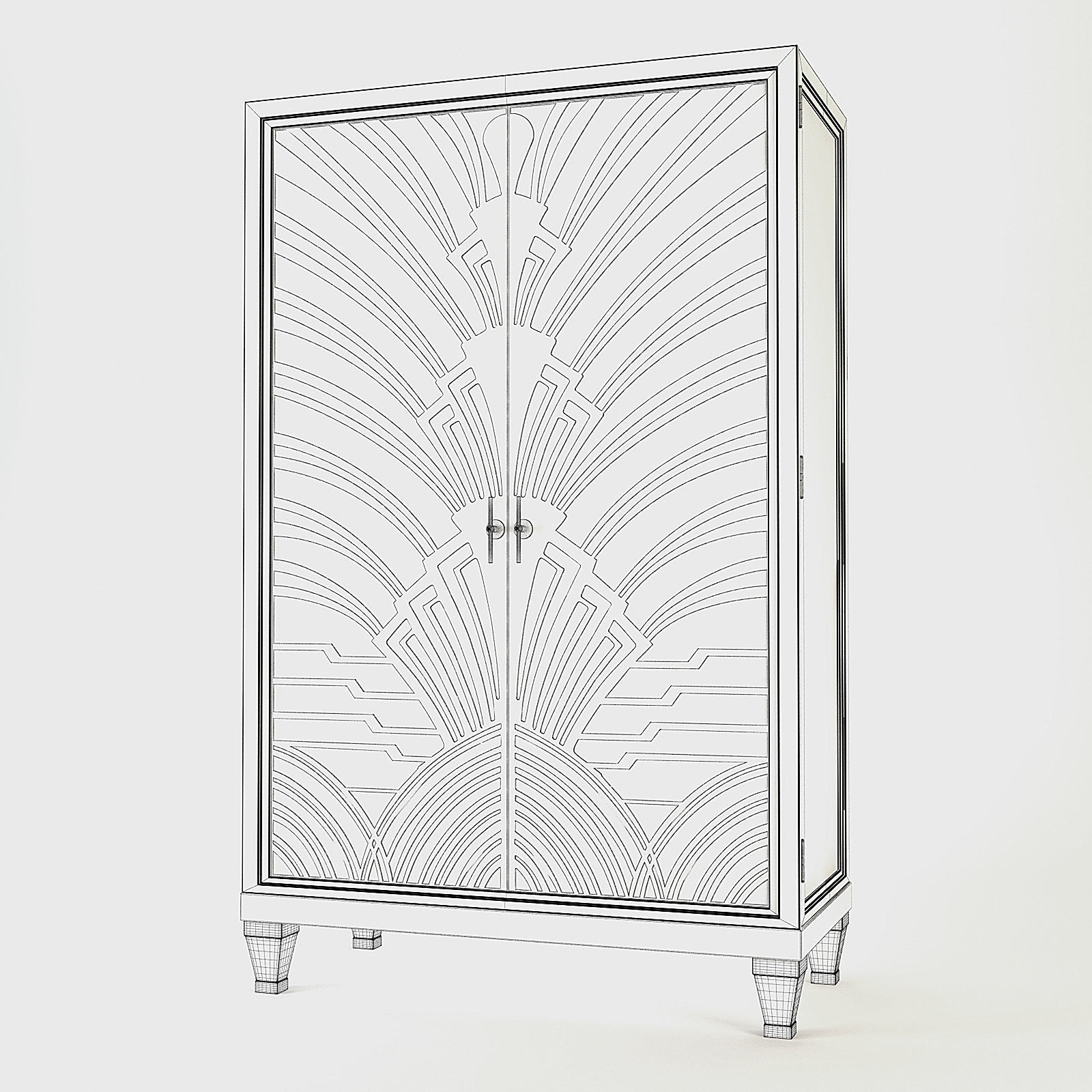 Andrew Martin Josephine Cabinet 3D model_4