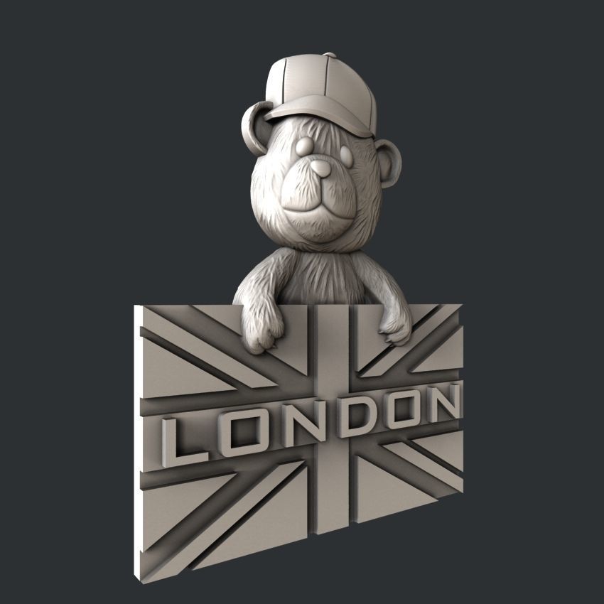 3d STL models for CNC London 3D model_1