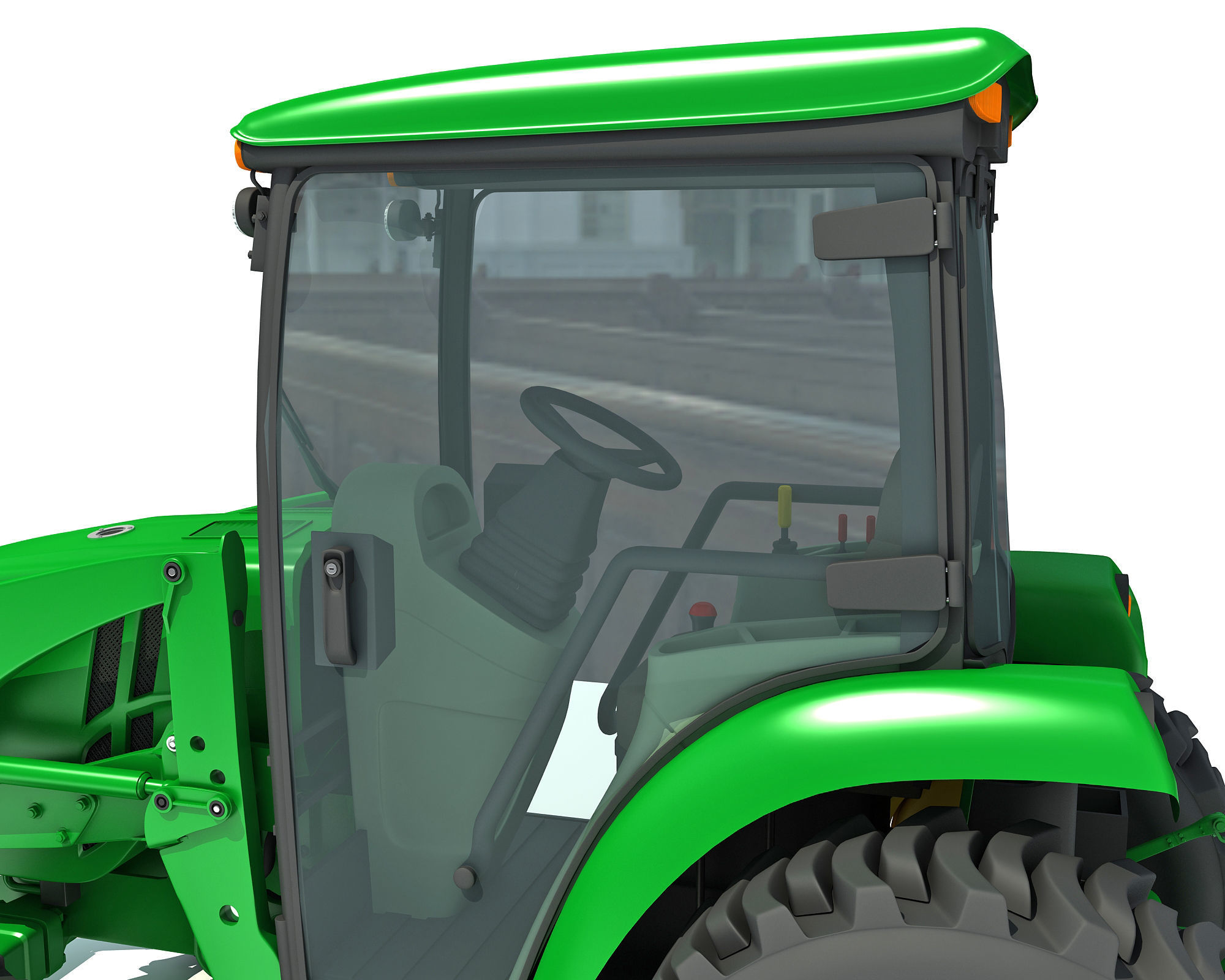 Compact Utility Tractor 3D model_11