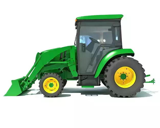Compact Utility Tractor 3D model