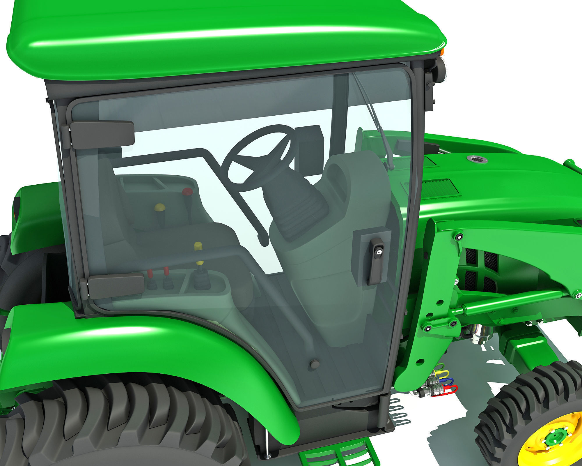 Compact Utility Tractor 3D model_13