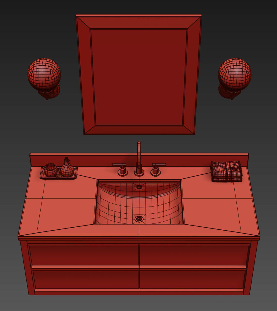 RH BEZIER SINGLE EXTRA-WIDE FLOATING VANITY 3D model_7