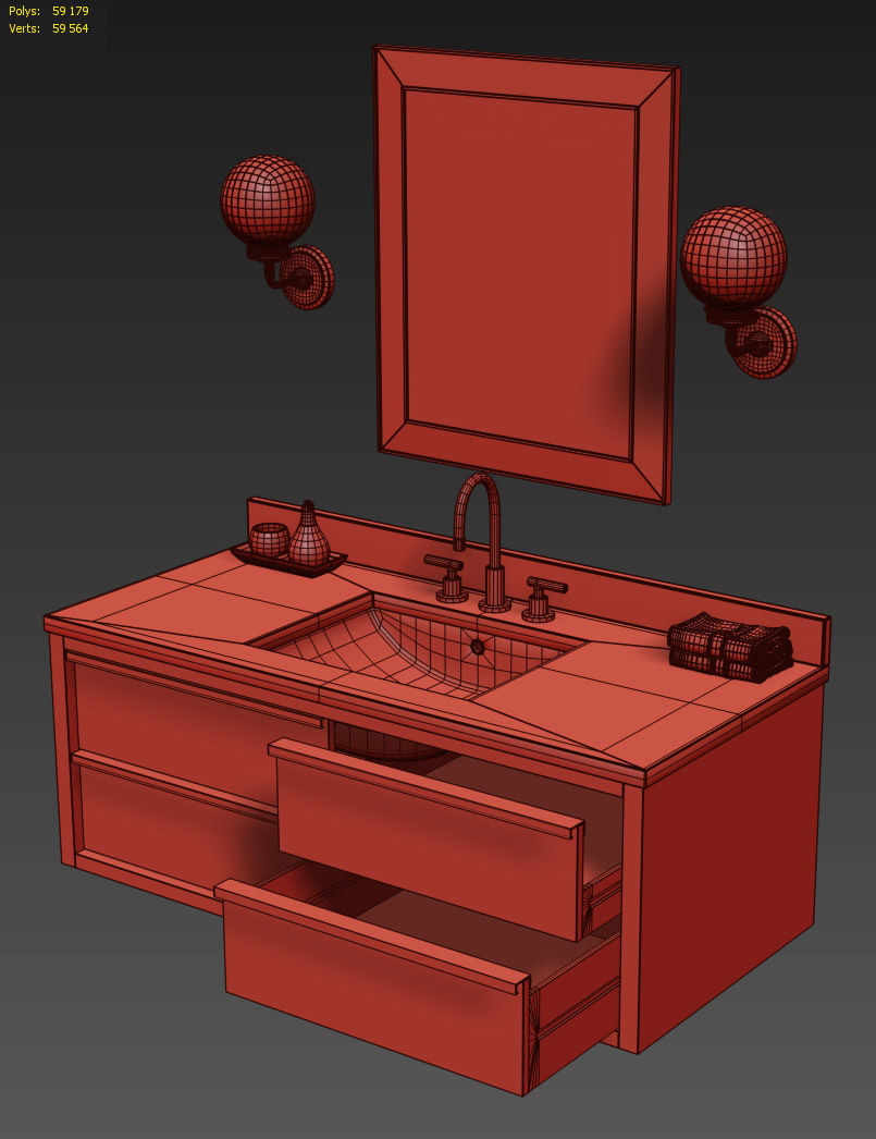 RH BEZIER SINGLE EXTRA-WIDE FLOATING VANITY 3D model_4