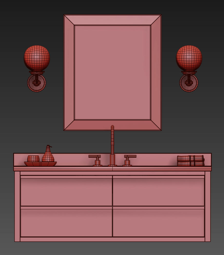 RH BEZIER SINGLE EXTRA-WIDE FLOATING VANITY 3D model_6