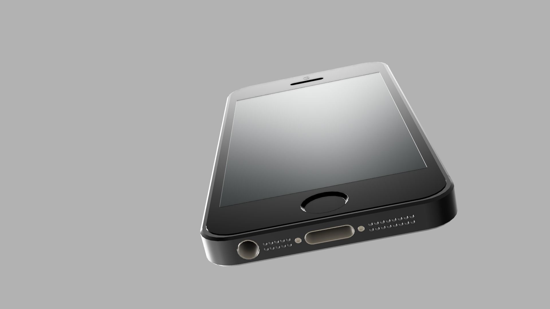 iPhone SE 3D model_2