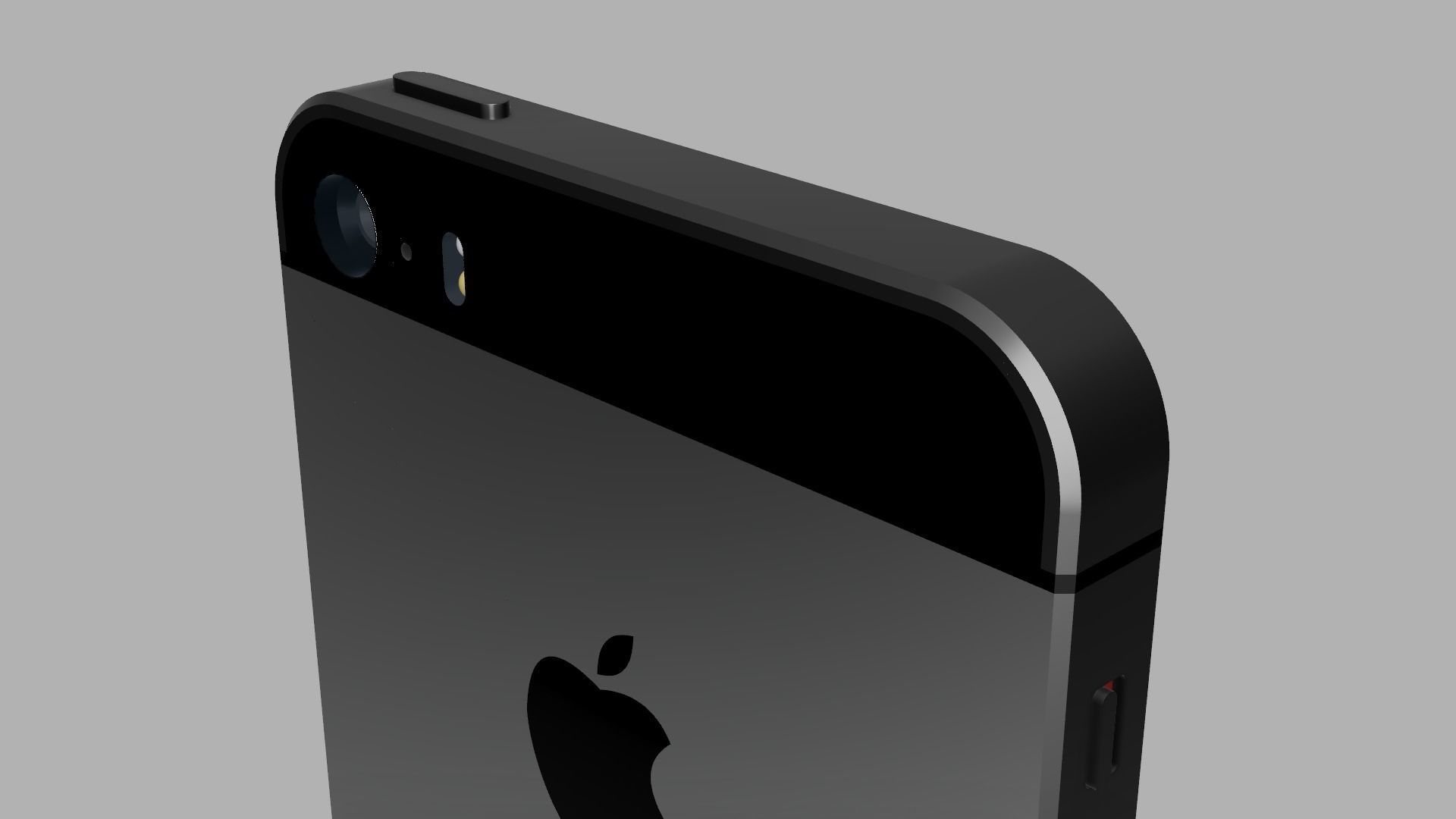 iPhone SE 3D model_4