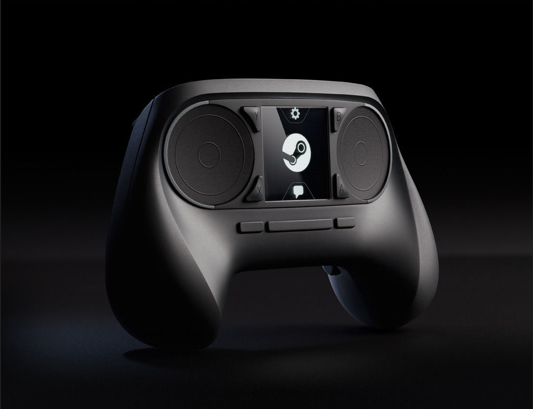 Steam controller Free 3D model_1