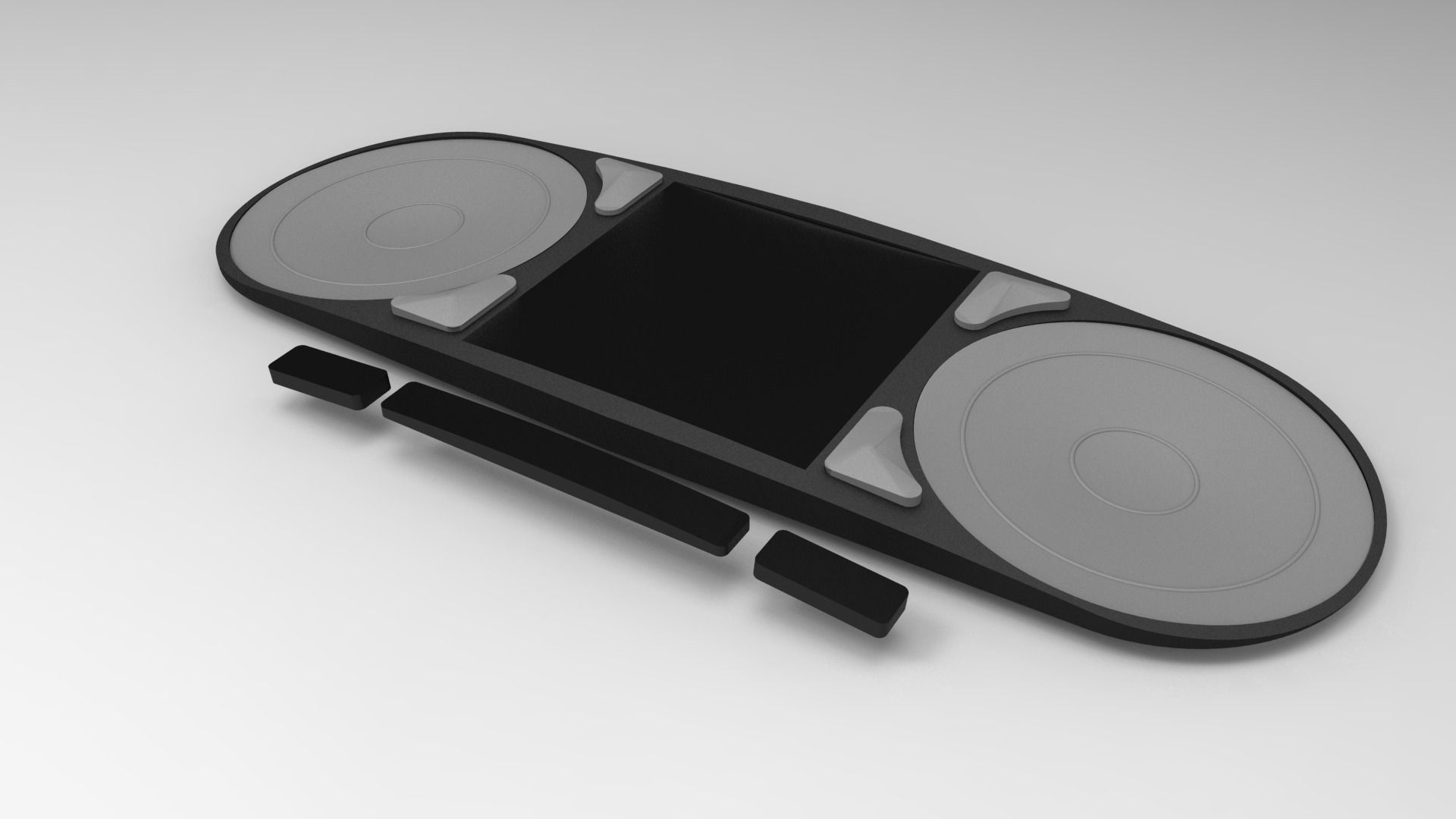 Steam controller Free 3D model_3