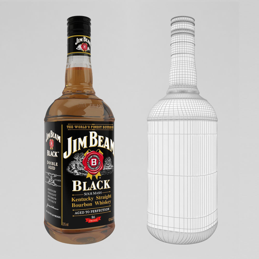 Whiskey Bar Set 3D model_26