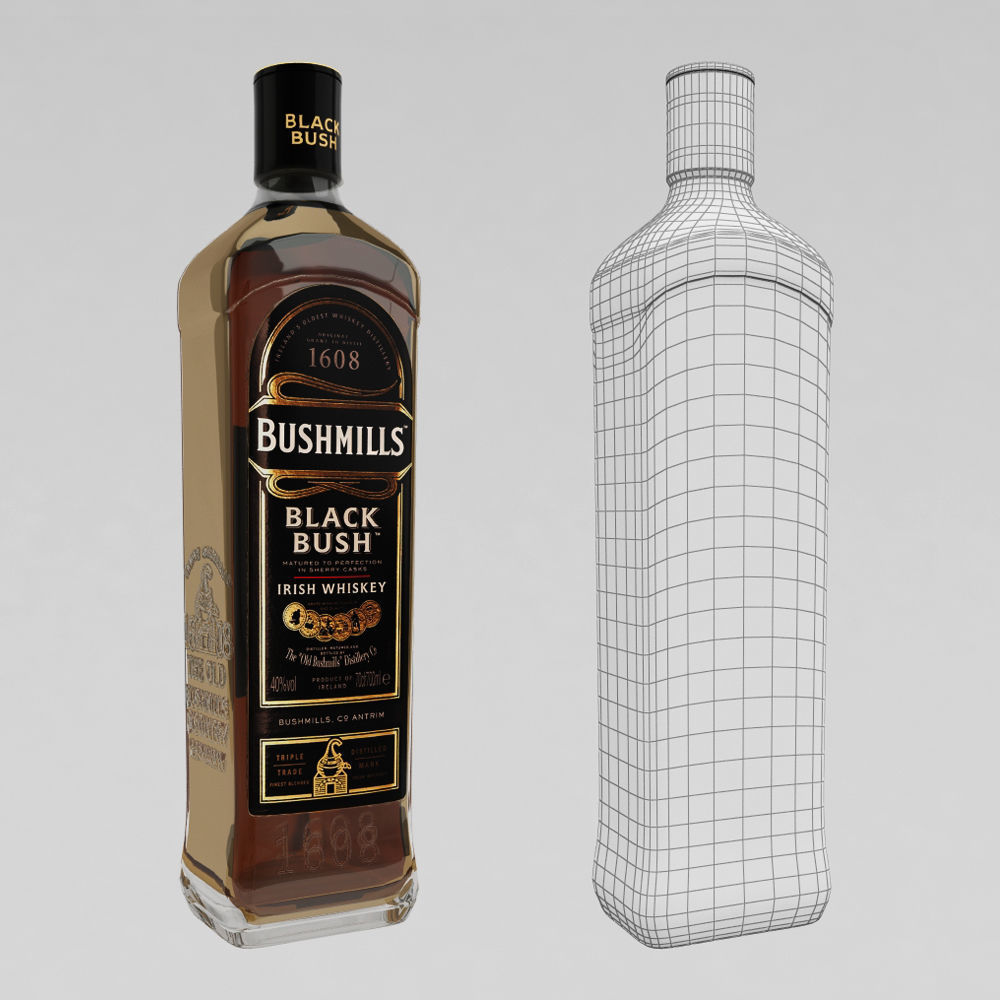 Whiskey Bar Set 3D model_32