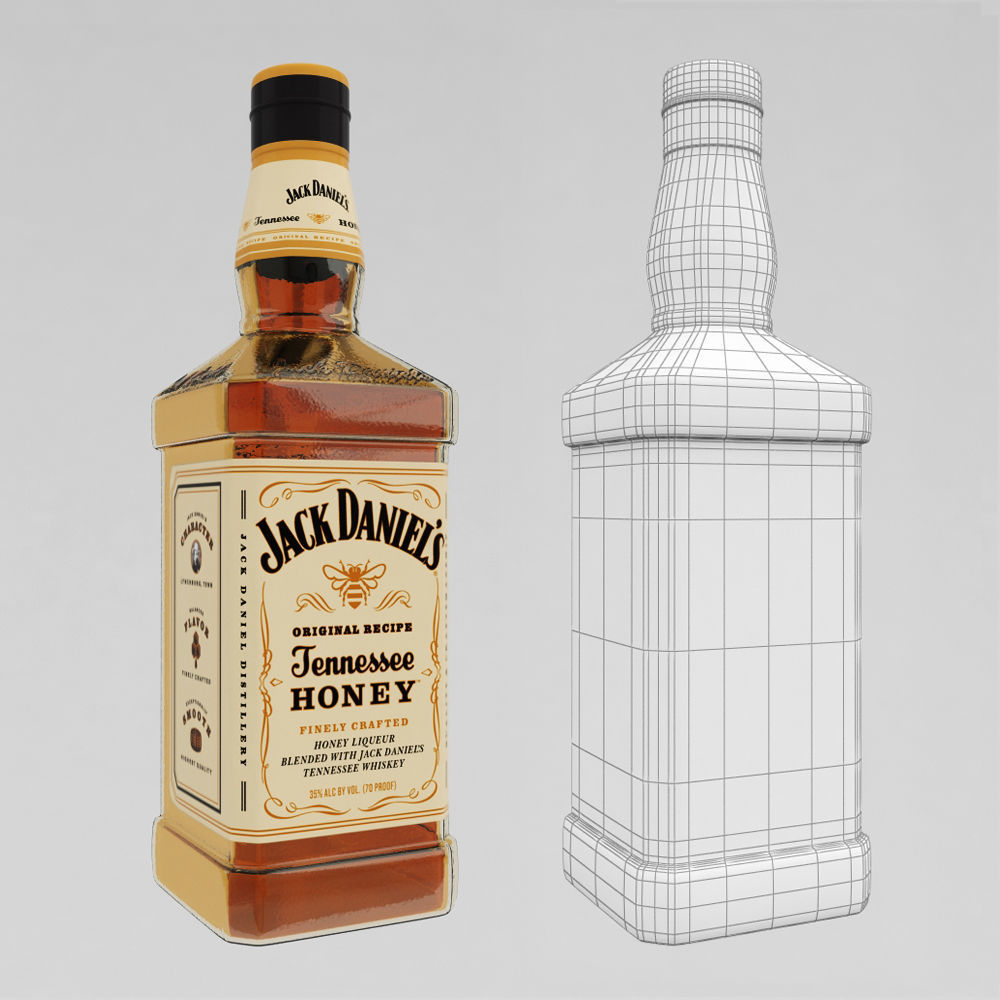 Whiskey Bar Set 3D model_17
