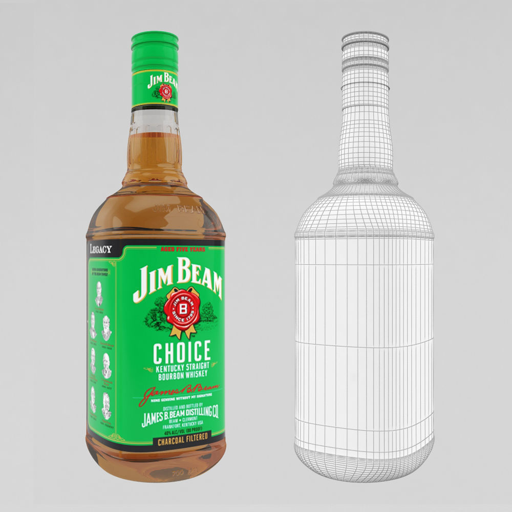 Whiskey Bar Set 3D model_11