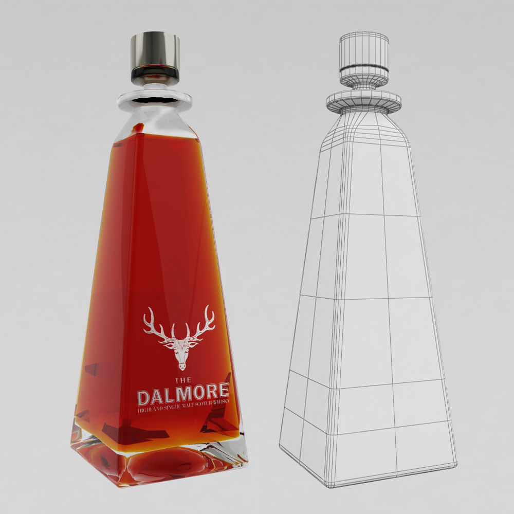 Whiskey Bar Set 3D model_7